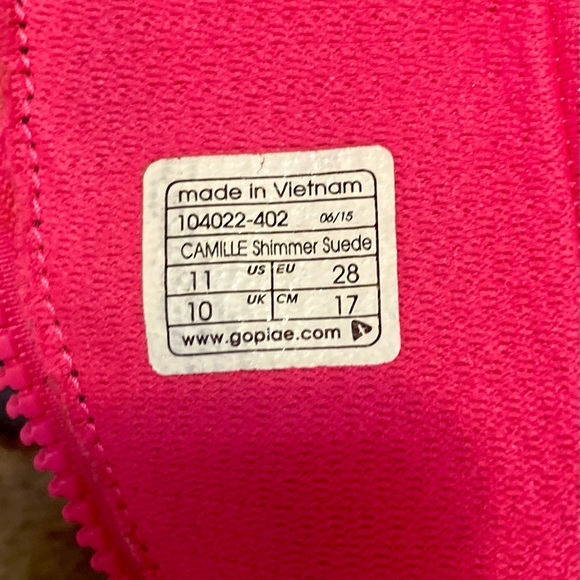 PLAE Camille Shimmer Waterproof Boots, Navy/Blue/Pink - Size 11 (GUC) - Picture 9 of 9